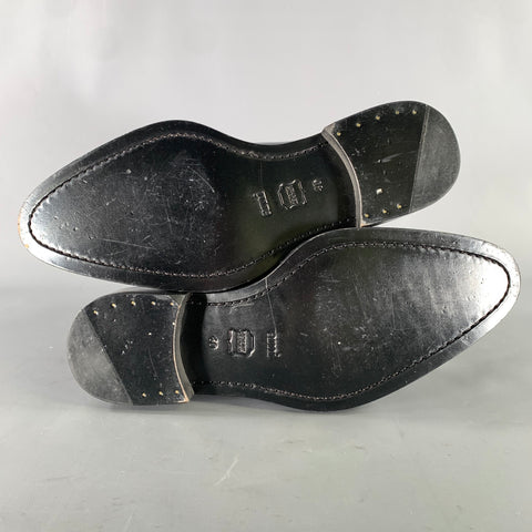 AMI by ALEXANDRE MATTIUSSI Size 7 Black Leather Pull On Boots