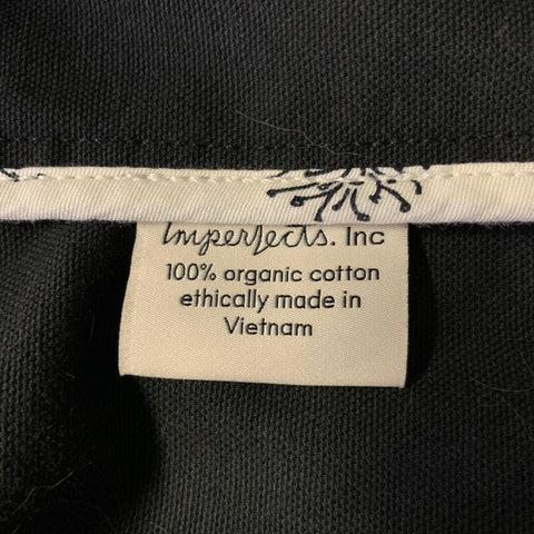 IMPERFECTS Size M Black Cotton Chore Jacket