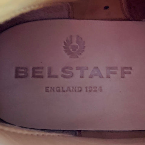 BELSTAFF Size 8 Trialmaster Brown Leather Side Zipper Boots