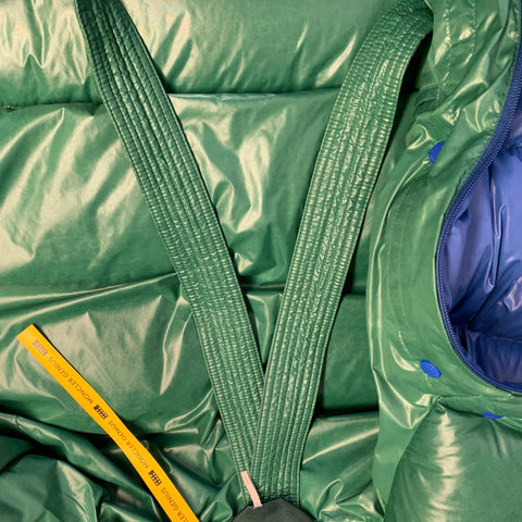 MONCLER GENIUS Veste matelassée en polyamide bleu-vert Taille XXL