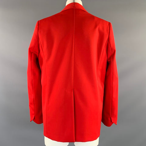 ZADIG & VOLTAIRE Size M Red Polyester Wool Jacket  Blazer