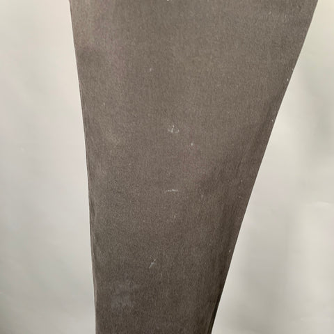 ERMENEGILDO ZEGNA Size 32 Black Cotton Blend Straight Jeans