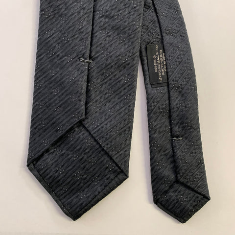 PRADA One Size Black Cream Polka Dot Tie