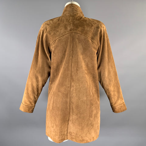 RITTMASTER Size XS Brown Suede Open Front Jacket