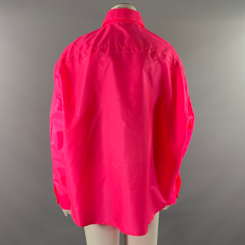 THE FRANKIE SHOP Size XS/S Pink Polyester Shirt Jacket Shirt