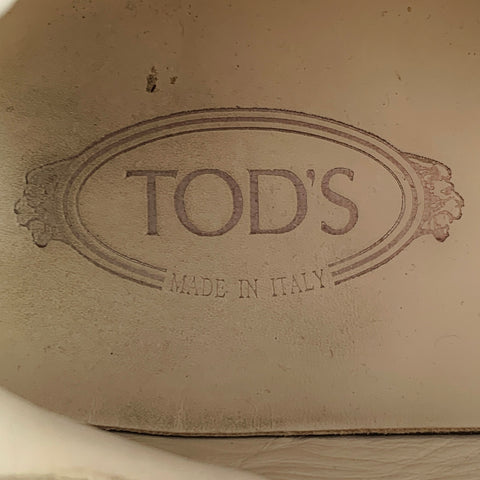 TOD'S Size 11 Grey Suede Low Top Rubber Sole Sneakers