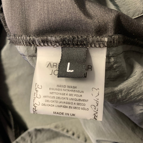 ARNAR MAR JONSSON Size L Grey Wool Blend Drawstring Casual Pants