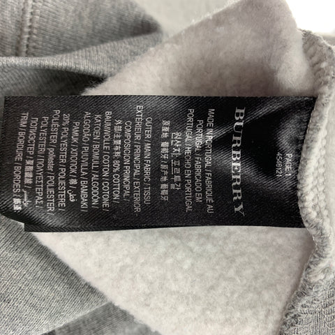 BURBERRY Printemps 2017 Taille S Sweat-shirt à col rond en coton / polyester gris graphique