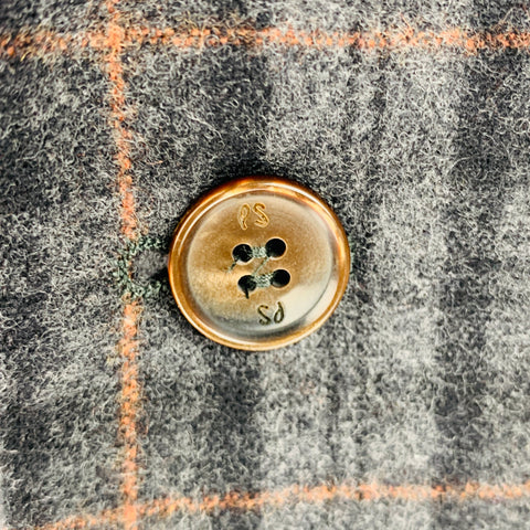 PS by PAUL SMITH Size 40 Black Plaid Wool Nylon Notch Lapel Sport Coat