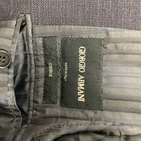 GIORGIO ARMANI Taille 10 Veste en laine marine Blazer