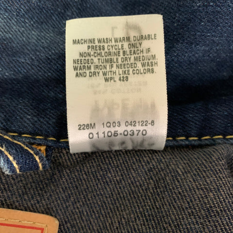 LEVI'S Size L Navy Heather Cotton polyester Dagger Jacket