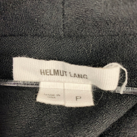 HELMUT LANG Size S Black Viscose Blend V-Neck Casual Top