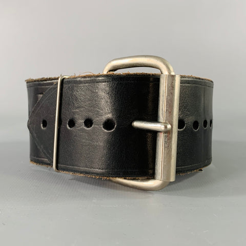 MR. S LEATHER Black Leather Armband