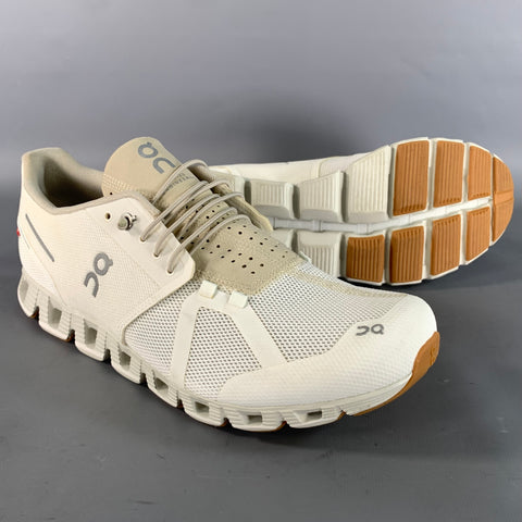 ON CLOUD Size 11 White Mesh Runner Sneakers