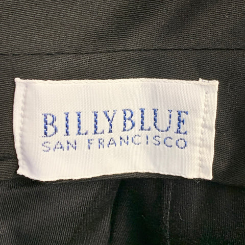 BILLY BLUE Size 30 Grey Charcoal Wool Pleated Dress Pants