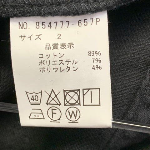 NO ID. BLACK Size 30 Black Cotton Blend Bootcut Zip Fly Jeans