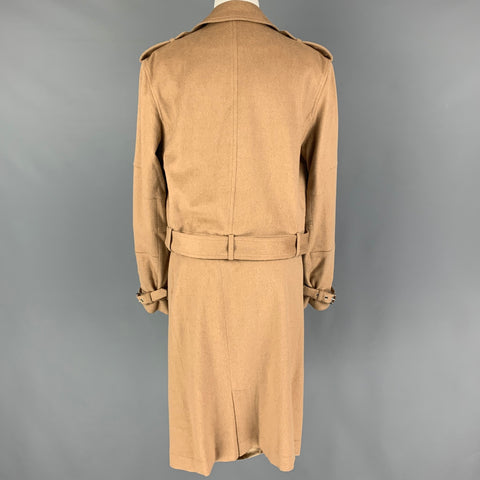 RALPH LAUREN Black Label Taille 12 Camel Baby Camel Hair Biker Jupe Costume