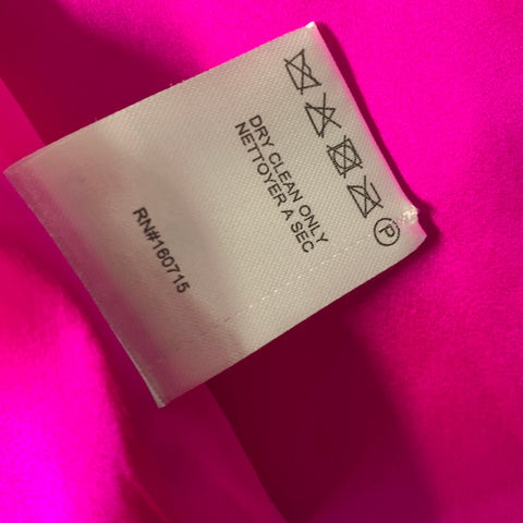 RETROFETE Size S Pink Magenta Silk Bralette Casual Top