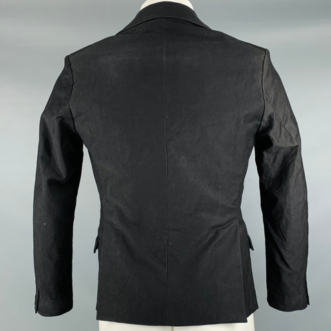 Veste FACTOTUM Taille 36 Noir Coton mélangé Un Bouton