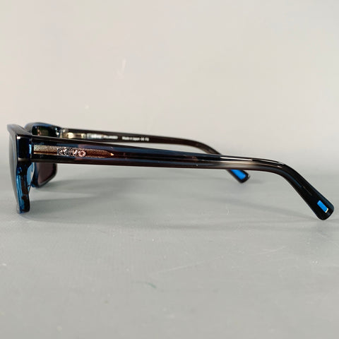 REVO Finley G Blue Acetate Polarized Sunglasses