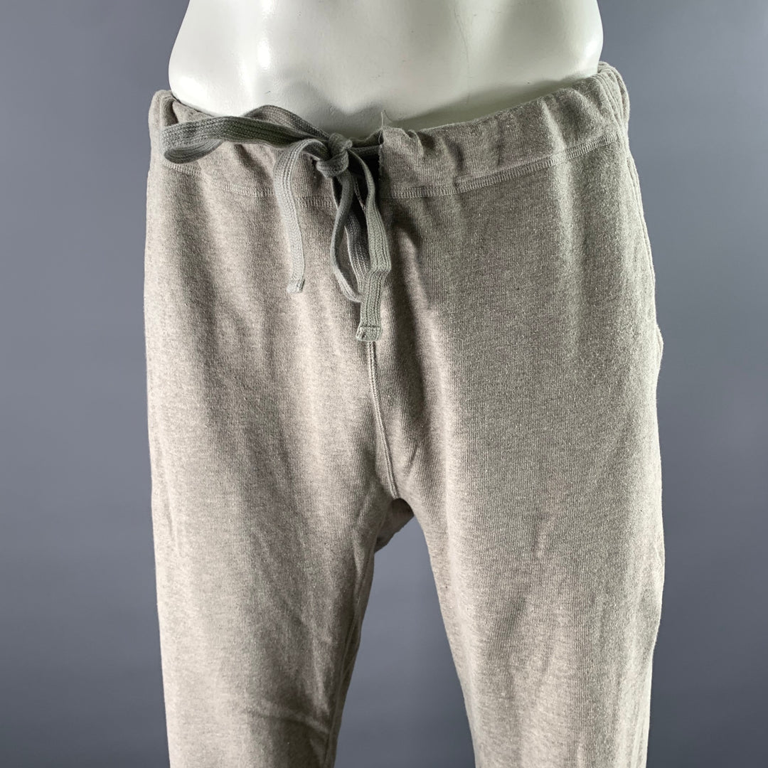 VISVIM Size S Grey Wash Cotton Cashmere Sweatpants