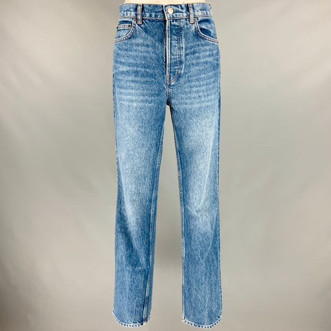 REFORMATION Size 27 Blue Lyocell Blend High Waisted Jeans
