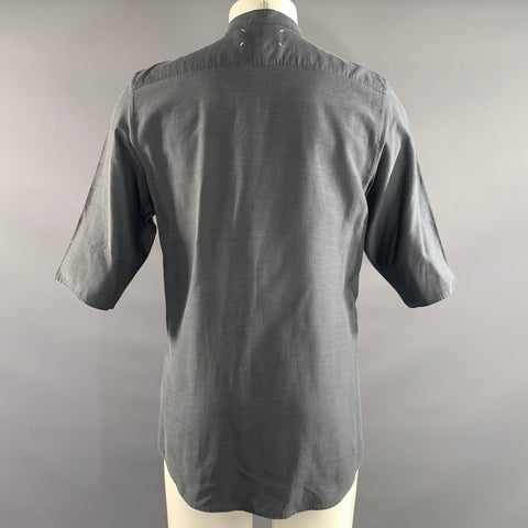 MAISON MARTIN MARGIELA Size M Grey Cotton Blend Long Sleeve Shirt