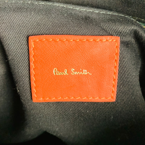 PAUL SMITH Orange Solid Leather Document Holder Bags