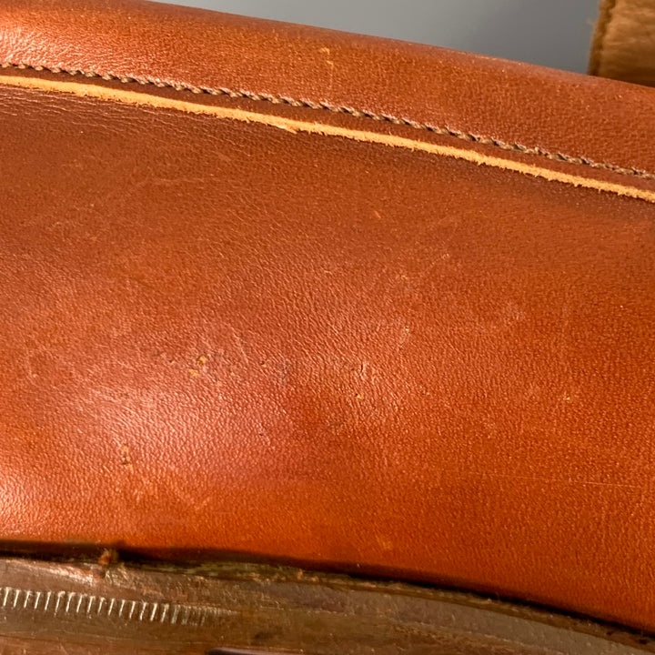 TRICKER'S Size 8.5 -Chicago- Brown Tan Leather Penny Loafers