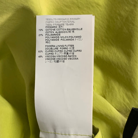 VIKTOR & ROLF Size 38 Yellow Cotton Blend Single Breasted Sport Coat