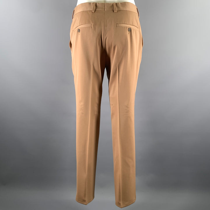 H & M MARGIELA Size 40 Camel Wool Notch Lapel Suit