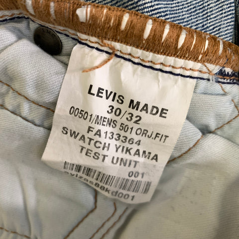 LEVI'S Size 30 Blue Navy Cotton Straight Jeans