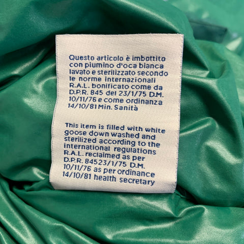 MONCLER GENIUS Veste matelassée en polyamide bleu-vert Taille XXL