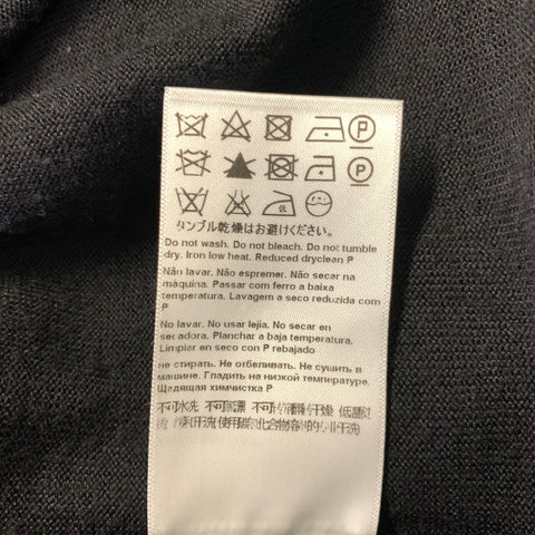 ESCADA Size L Black Wool Silk Cardigan