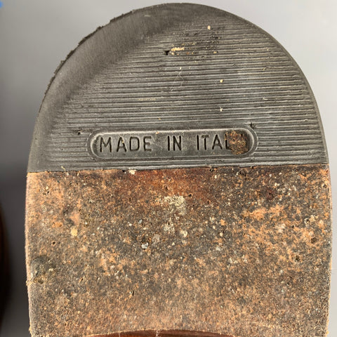 Bottes à fermeture éclair latérale en daim marron JIL SANDER Taille 11