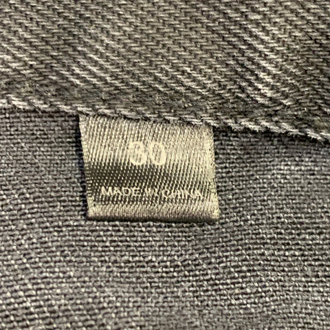 JOHN VARVATOS * U.S.A. Size 30 Grey Charcoal Distressed Twill Cotton Blend Jeans
