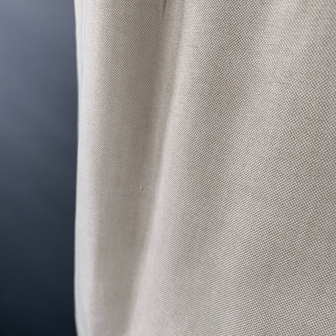 RALPH LAUREN Size S Beige Cotton Button Down Collar Long Sleeve Shirt