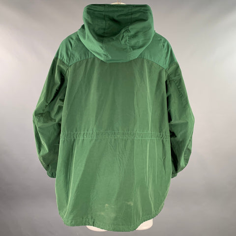 VISVIM Size M Green Nylon Cotton Parka Jacket