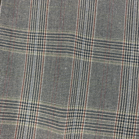 MARTIN MARGIELA Size 30 Taupe Plaid Cotton Blend Button Fly Dress Pants