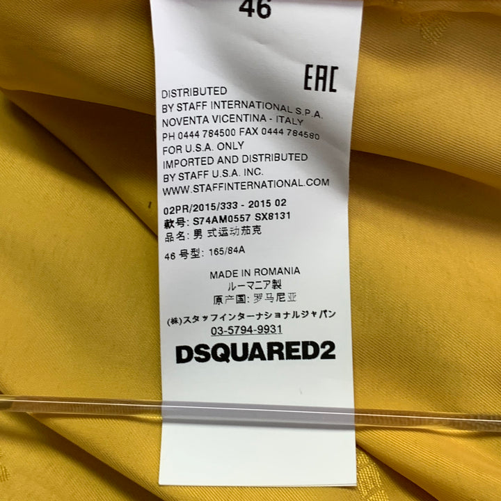 DSQUARED2 Size 36 Purple Leather Motorcycle Jacket