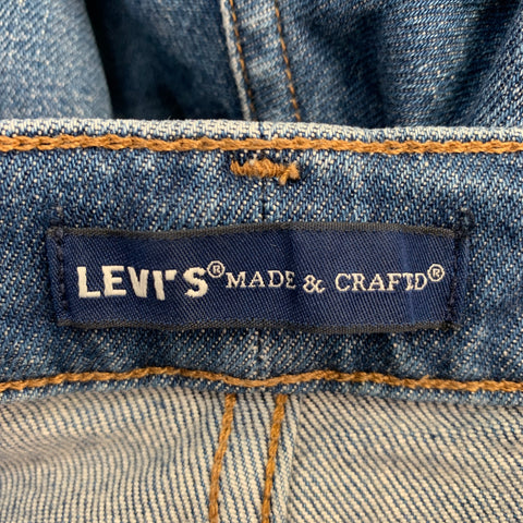LEVI STRAUSS Size 28 511 Blue Organic Cotton Slim Selvedge Jeans