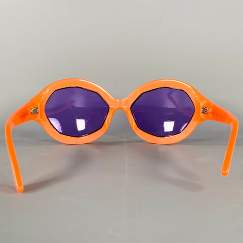 MARNI Cumulus Cloud Orange Acetate Sunglasses
