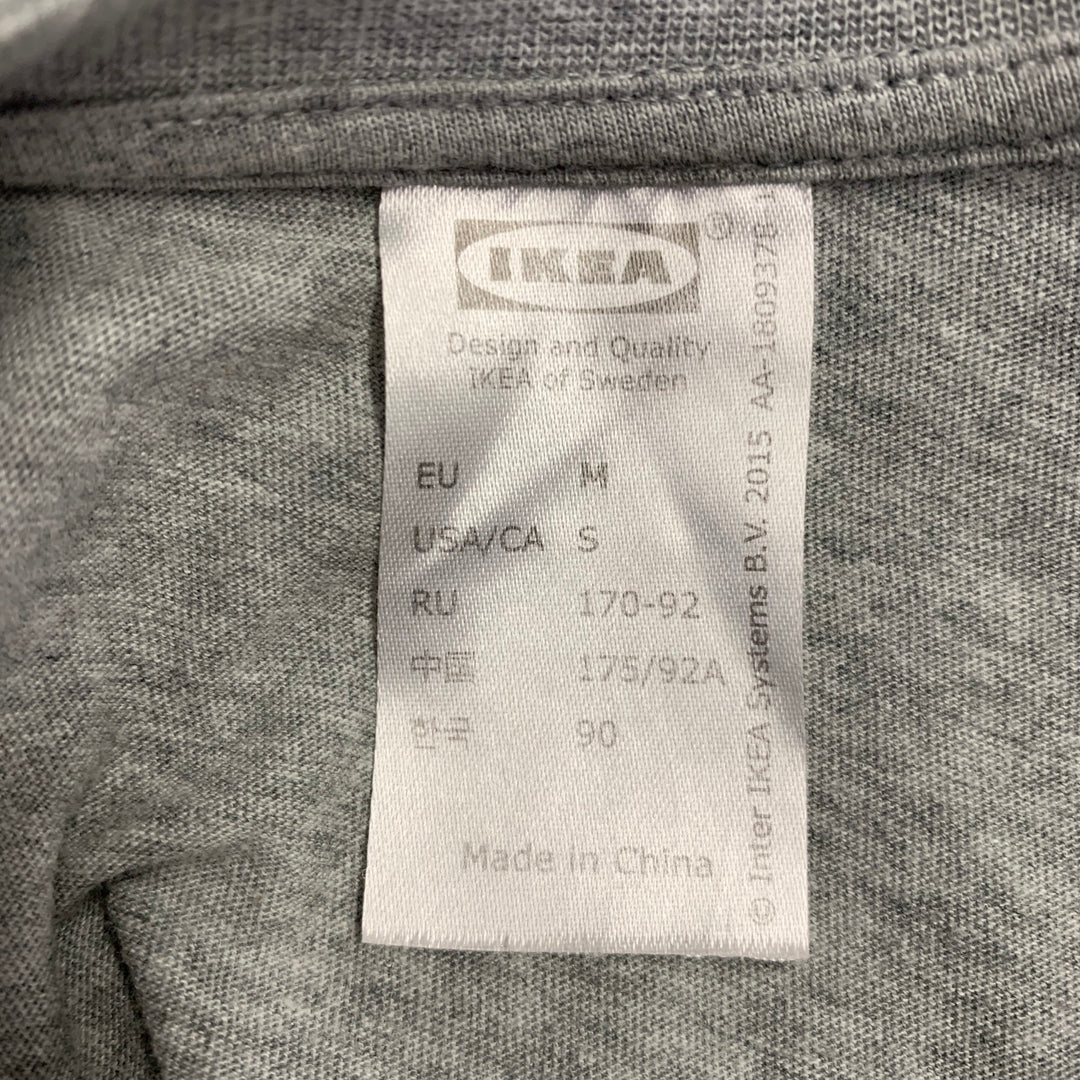 WALTER VAN BEIRENDONCK Size S Grey Multi Color Graphic Cotton T-shirt