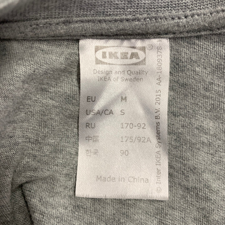 WALTER VAN BEIRENDONCK Size S Grey Multi Color Graphic Cotton T-shirt