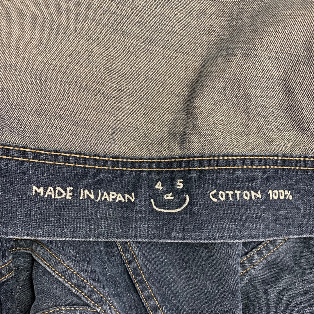 45rpm Size XL Indigo Wash Cotton Denim Trucker Jacket