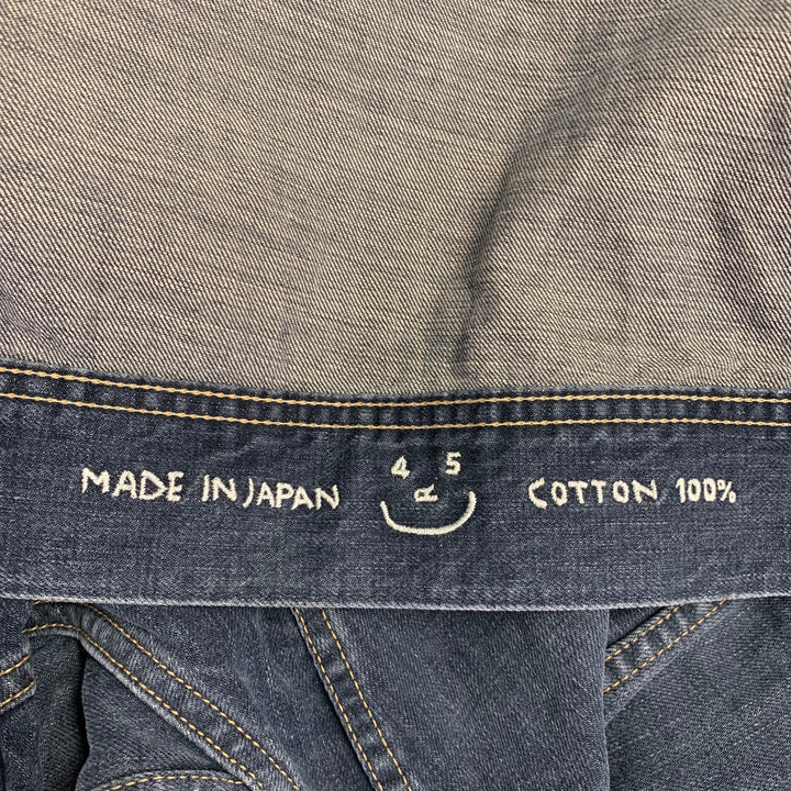 45rpm Size XL Indigo Wash Cotton Denim Trucker Jacket