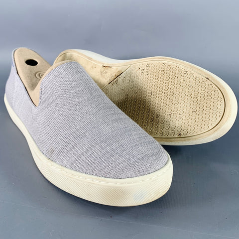 ROTHY'S Size 13 Grey Wool Blend Slip On Sneakers