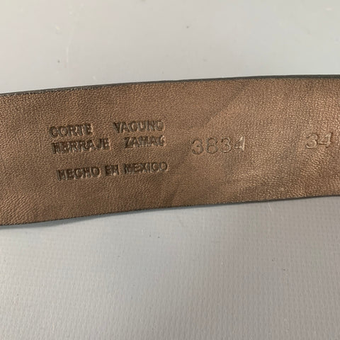 FEEL GO Size 34 Brown Leather Belt