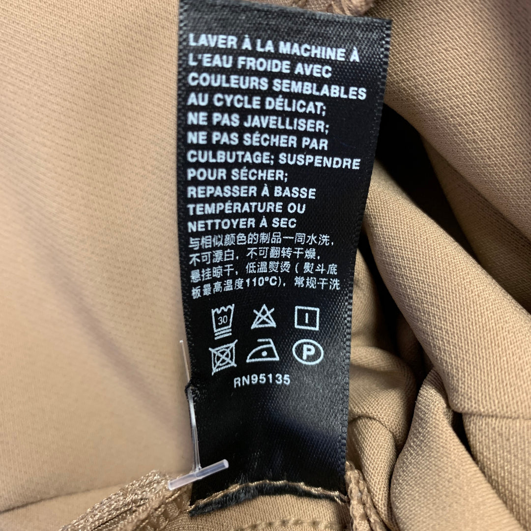 LAFAYETTE 148 Size 8 Tan Polyamide Bend Trouser Cut Casual Pants