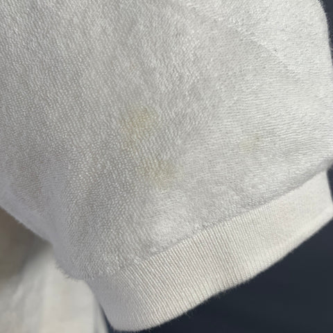 RALPH LAUREN Size M White Terry Cotton Polo